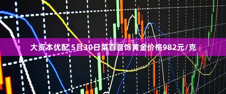大资本优配 5月30日菜百首饰黄金价格982元/克